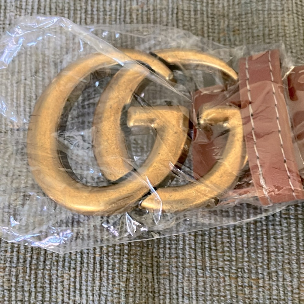 Gucci Tan Leather Belt
